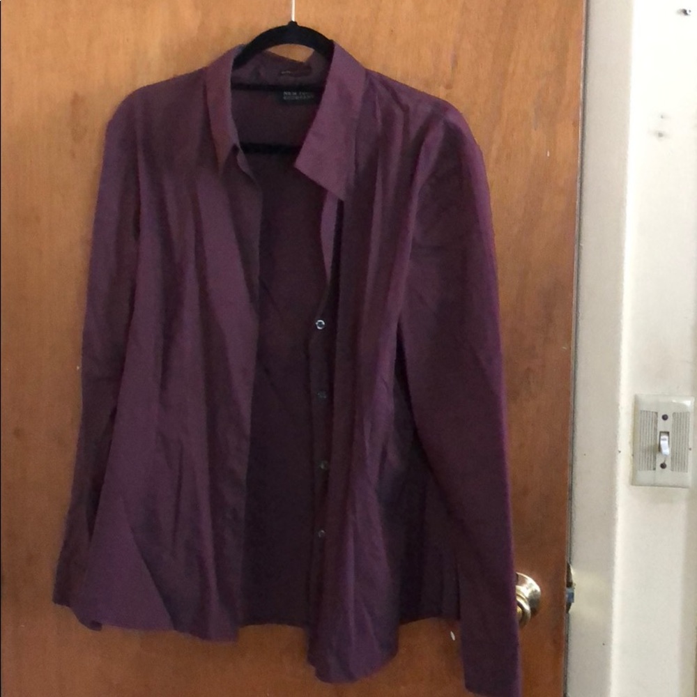 NY&CO Button-Down Blouse